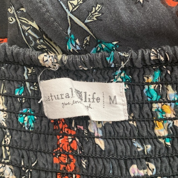 Addie Midi Skirt - Charcoal Bouquet - Picture 4 of 4